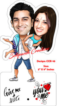 Personalized Caricature Gift for Romantic Couple CCR 10