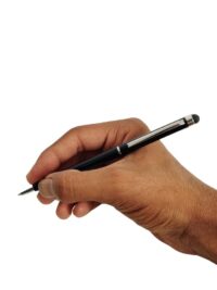 Personalized Black Metal Pen with Name Engraved - Image 3