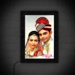 Photo Frame Led Customization Gifts for Birthday, Marriage, Couples, Night Light Lamp, Light Picture Frame-12 x 18 Inches