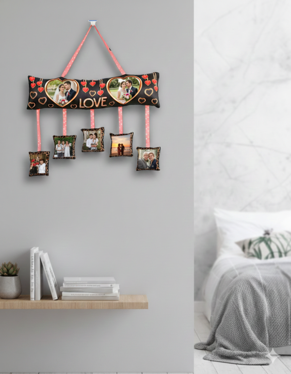 Decorative Wall Hanging Pillow – Unique Wedding, Anniversary & Love Gift