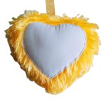 Car Hanger Sublimation Photo Printed Cushions (Yellow)