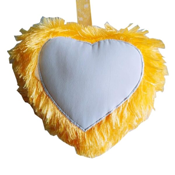 Car Hanger Sublimation Photo Printed Cushions (Yellow)