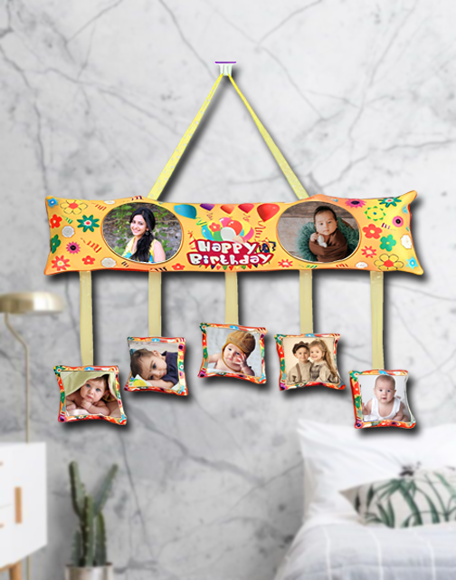 Wall Hanging Pillow/Family Pillow