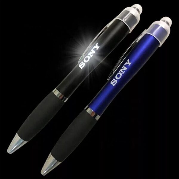 Personalized Black LED Pen with Name Engraved