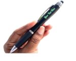 Personalized Black LED Pen with Name Engraved