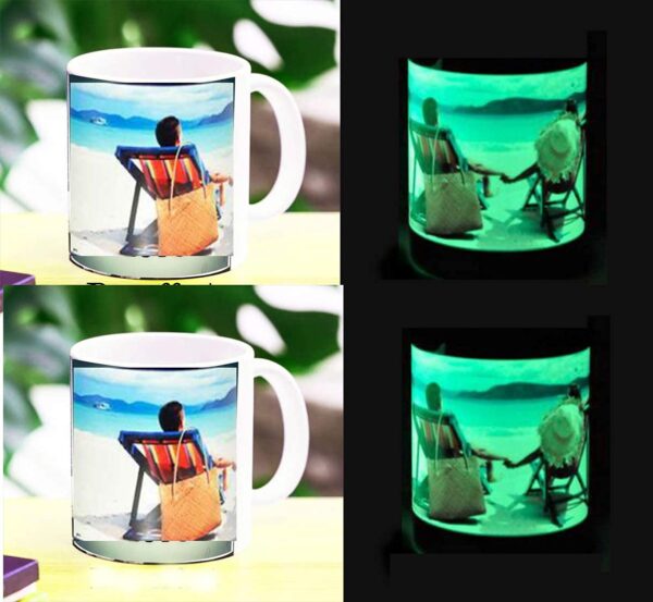 Moments Personalized - Personalized Radium Mug | Night Glowing Mugs with Your Photos