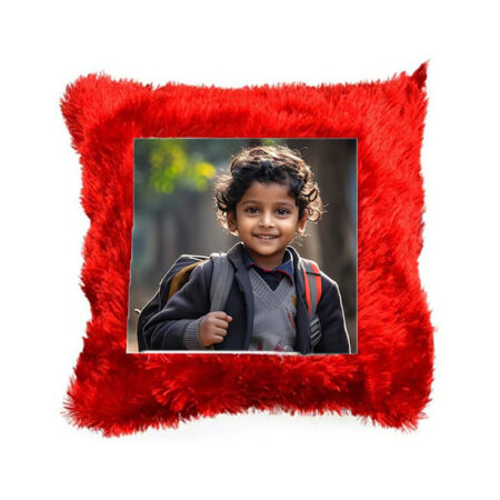 Square Shape fur Pillow - Photo Print