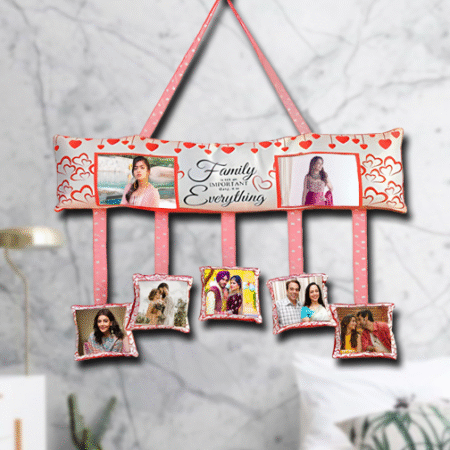 Wall Hanging Pillow/Family Pillow