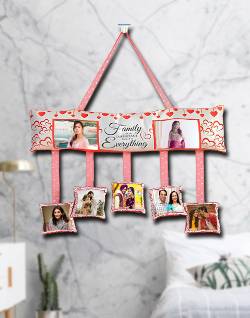 Wall Hanging Pillow/Family Pillow