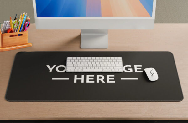 Gaming Mouse Pad - Large Size | Mouse Pad Calendar 2026 with Name / Brand / Photo