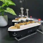 Titanic Ship Humidifier, Cool Mist Aroma Diffuser, LED Lights, Decorative Cruise Ship Design