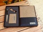 Combo Personalized Jute Diary & Gift 4 in 1 Set