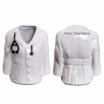 Doctor Coat Pen Stand For Doctors, Surgeons, Medico, Dr. & Medical Aspirants.  (White)