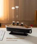 Titanic Ship Humidifier, Cool Mist Aroma Diffuser, LED Lights, Decorative Cruise Ship Design