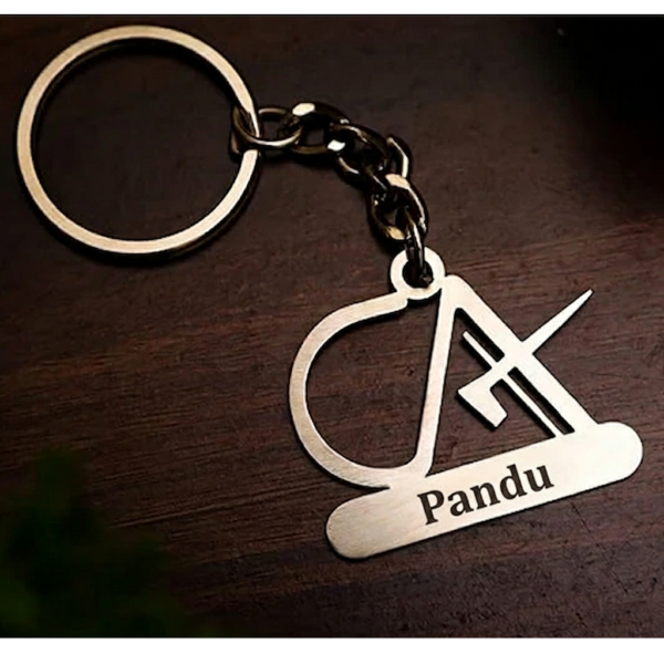 CA Stainless Steel Customizable Engraved Key Ring with Names – Best Gift for Chartered Accountants