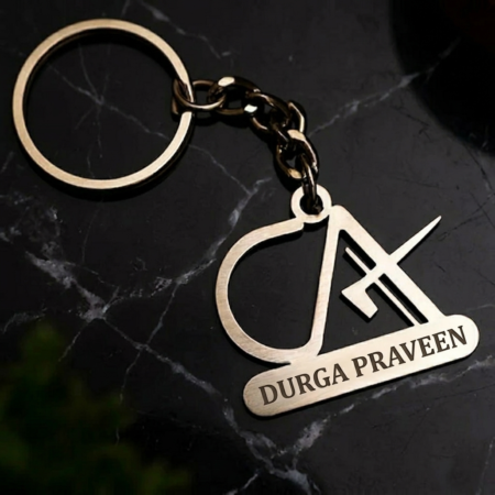 CA Stainless Steel Customizable Engraved Key Ring with Names – Best Gift for Chartered Accountants