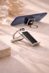 🔑 2-in-1 Metal Keychain + Mobile Stand 📱