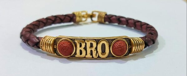 "BRO" Leather Bracelet