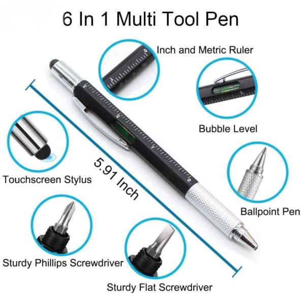 The Ultimate Everyday Carry: 6-in-1 multi-Tool Pen